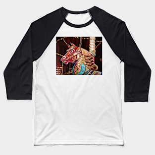 Carousel Horse Baseball T-Shirt